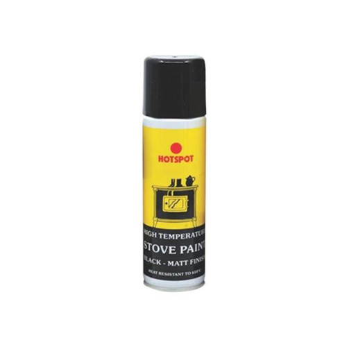 Hotspot Spray Stove Paint Matt Black 150ml
