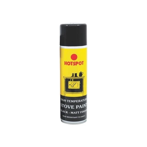 Hotspot Spray Stove Paint Matt Black 250ml