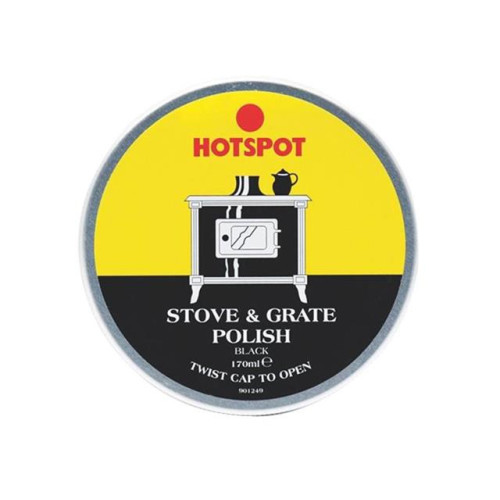 Hotspot Black Stove & Grate Polish Tin 170g