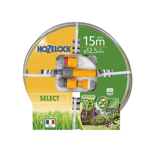 Hozelock 7215P Starter Hose Starter Set 15m 12.5mm (1/2in) Diameter