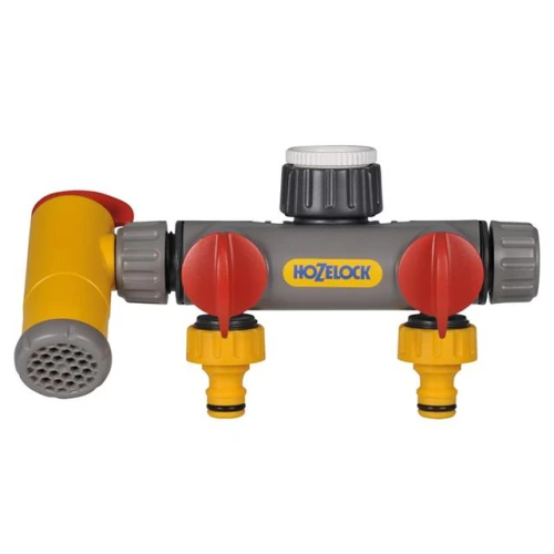 Hozelock Flowmax Two Way Connector 1/2 - 1in BSP