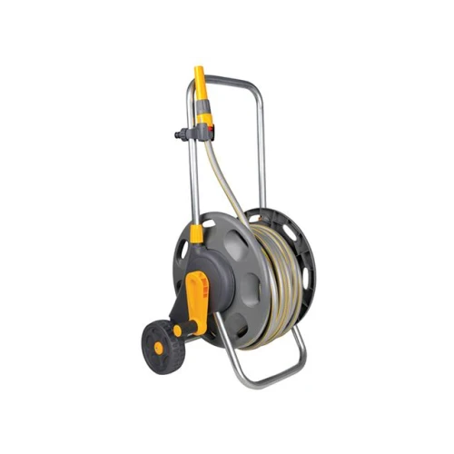 Hozelock 2435 Assembled Reel + 50 Metres of Hose + Fittings