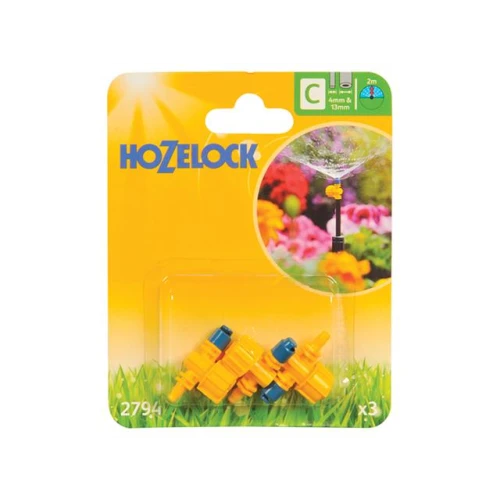 180 Degree Adjustable Micro Jet 4mm/13mm (3 Pack)