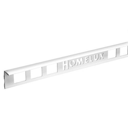 Tile Trim Square 10mm PVC White