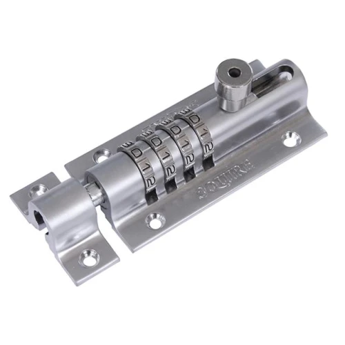 Squire Combi 2 Recodeable Locking Bolt 120mm - Chrome