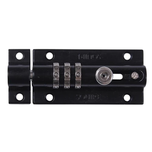 Squire 3-Wheel Recodeable CombiBolt3 Lock Black