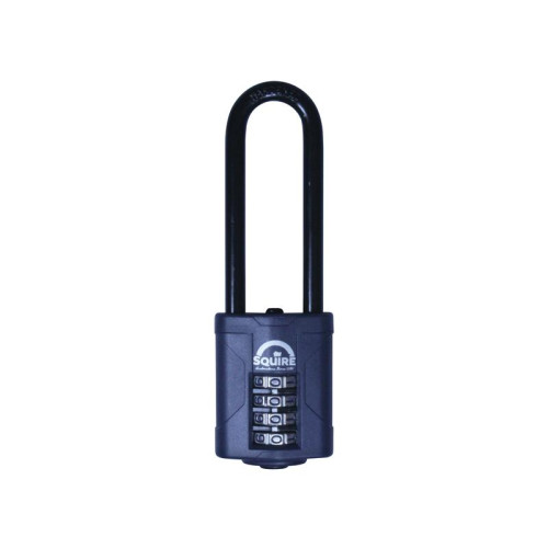 Squire CP40 Combination Padlock 4 Wheel 63mm Long Shackle