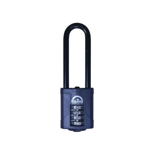 Squire CP40/2.5 Combination Padlock 4-Wheel 40mm Extra Long Shackle 63mm Boxed