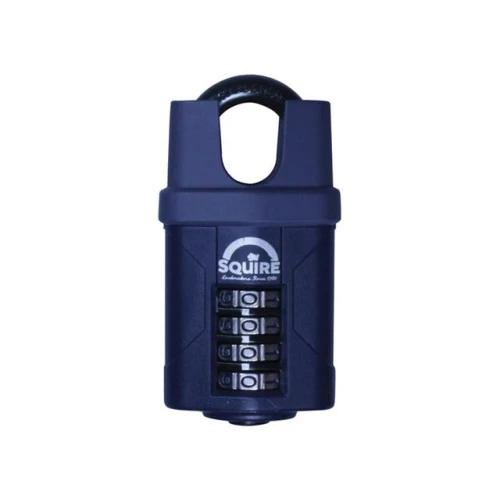 Squire CP50CS Combination Padlock 4 Wheel Closed Shackle 50mm