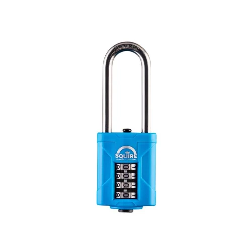 Squire CP50S25 Heavy-Duty Rustproof Marine Combi Padlock 50mm Long Shackle 63mm