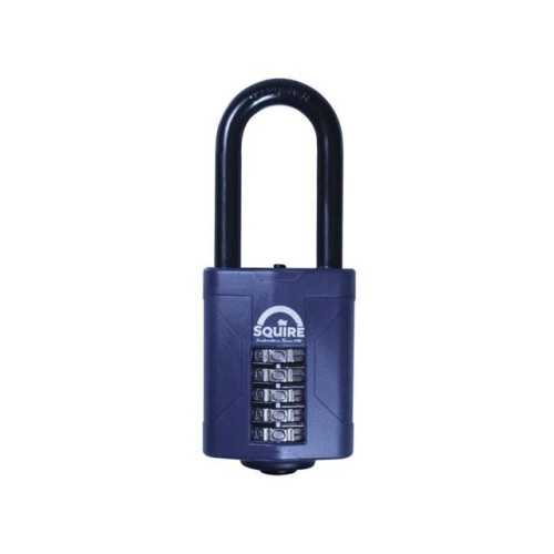 Squire CP60 Combination Padlock 5 Wheel 63mm Long Shackle