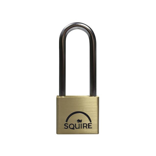 Squire LN4LS Lion Brass Padlock 5 Pin 65mm Long Shackle