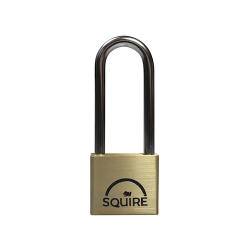 Squire LN4LS Lion Brass Padlock 5 Pin 65mm Long Shackle