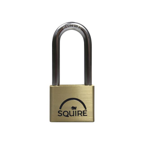 Squire LN5/2.5 Lion Brass Padlock 5 Pin 65mm Long Shackle