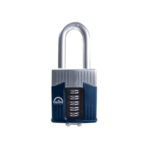 Squire Warrior High-Security Long Shackle Combination Padlock 65mm