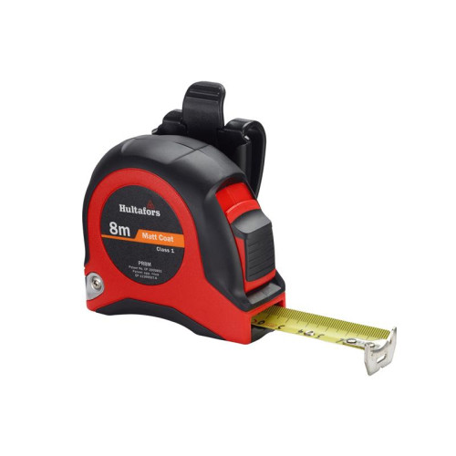 Hultafors PR8M Short Steel Tape 8m (Width 25mm) (Metric only)
