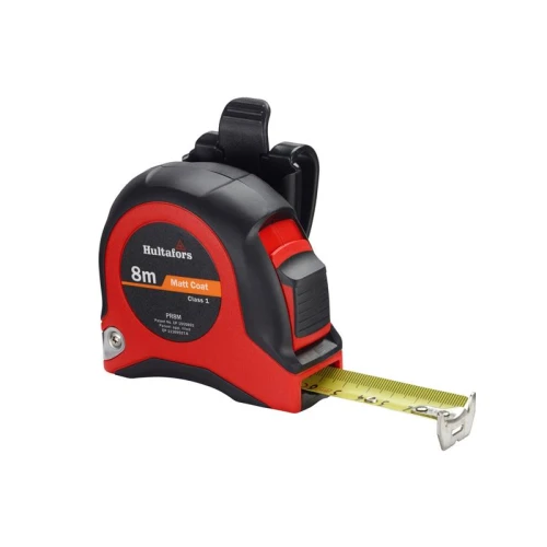 Hultafors PR8M Short Steel Tape 8m (Width 25mm) (Metric only)