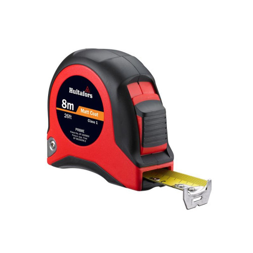 Hultafors PR8ME Short Steel Tape 8m/26ft (Width 25mm)
