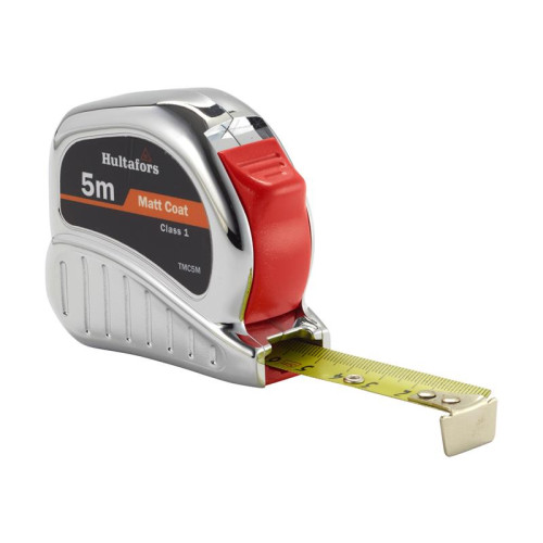 Hultafors TM5M Chrome Tri-Matic Pocket Tape 5m (Width 19mm)