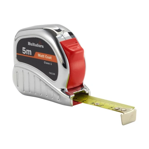 Hultafors TM5M Chrome Tri-Matic Pocket Tape 5m (Width 19mm)