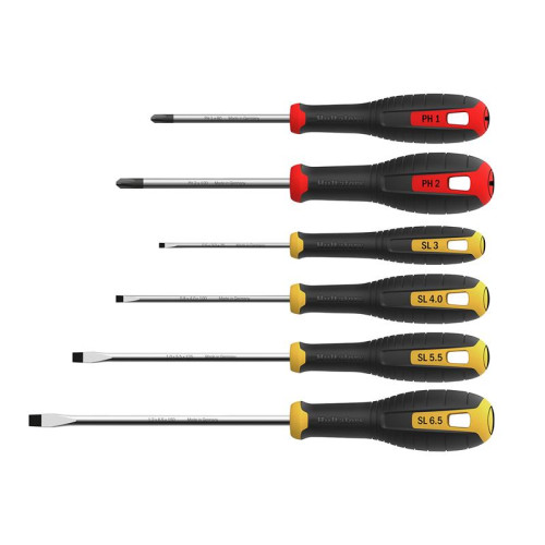 Hultafors Phillips & Slotted Screwdriver Set, 6 Piece