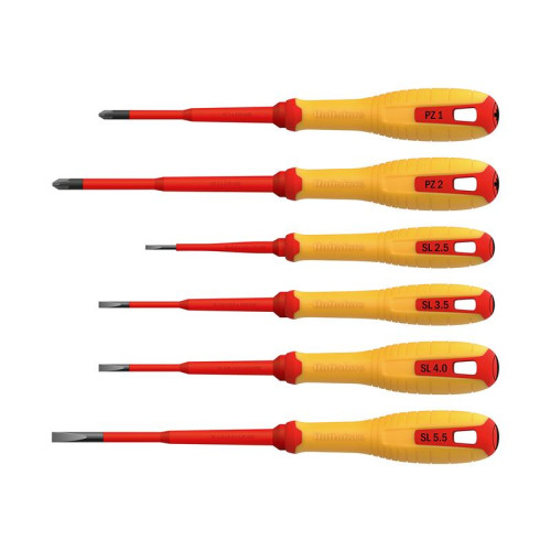 Hultafors VDE Pozidriv & Slotted Screwdriver Set, 6 Piece
