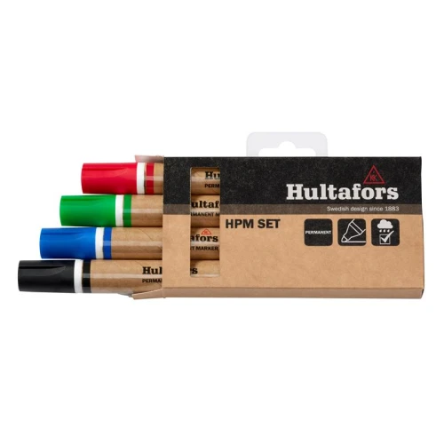Hultafors HPM Permanent Marker Set, 4 Piece