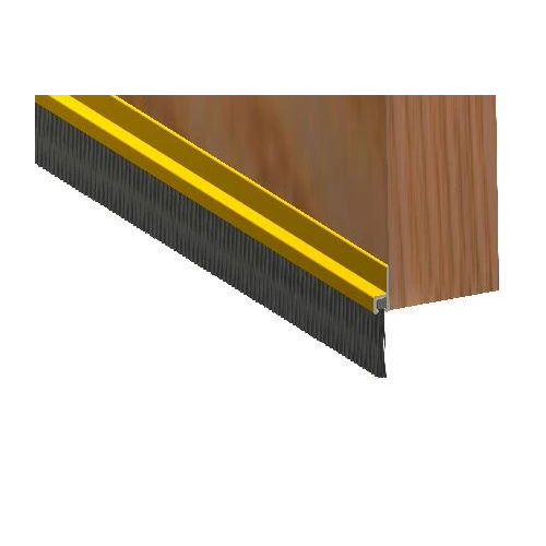 Warmseal Brush Threshold Strip 914mm Gold