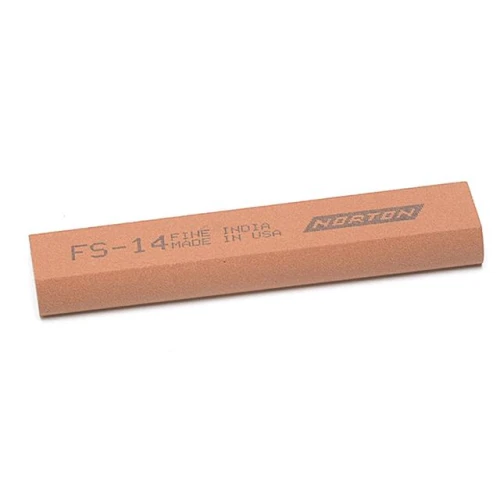 India MS24 Round Edge Slipstone 115mm x 45mm x 6mm x 1.5mm - Medium