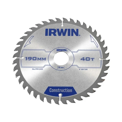 Circular Saw Blade 190x 30mm x 40T ATB