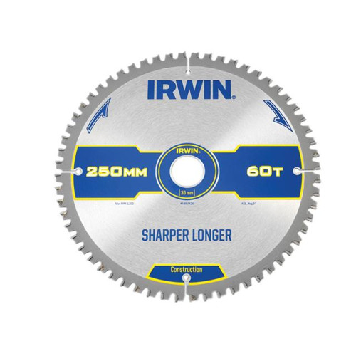 Construction Circular Saw Blade 250 x 30mm x 60T ATB/Neg M