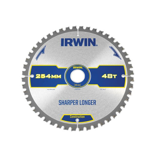 Construction Circular Saw Blade 254 x 30mm x 48T ATB/Neg M