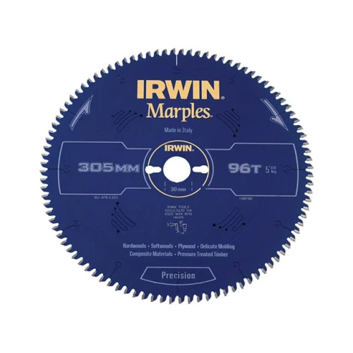 Marples Circular Saw Blade 305 x 30mm x 96T ATB/Neg M