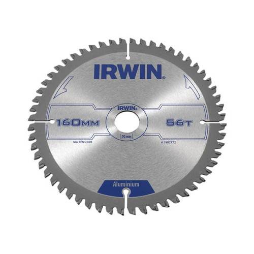 Professional Circular Saw Blade 160 x 20mm x 56T - Aluminium