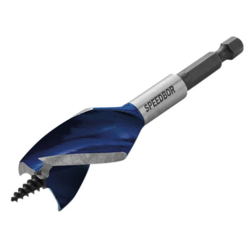 6X Blue Groove Stubby Wood Bit 14mm x 4in