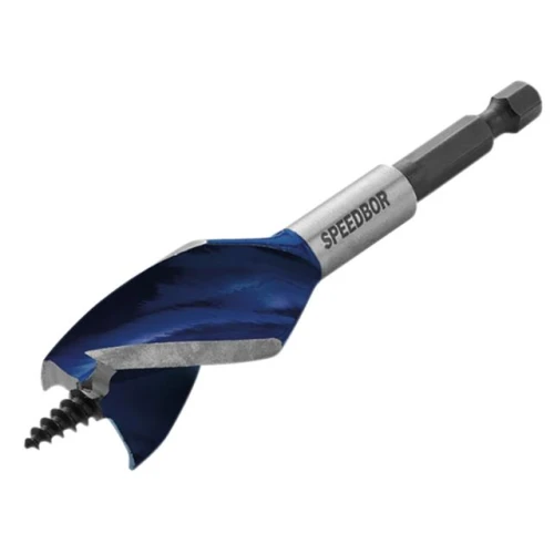 6X Blue Groove Stubby Wood Bit 14mm x 4in