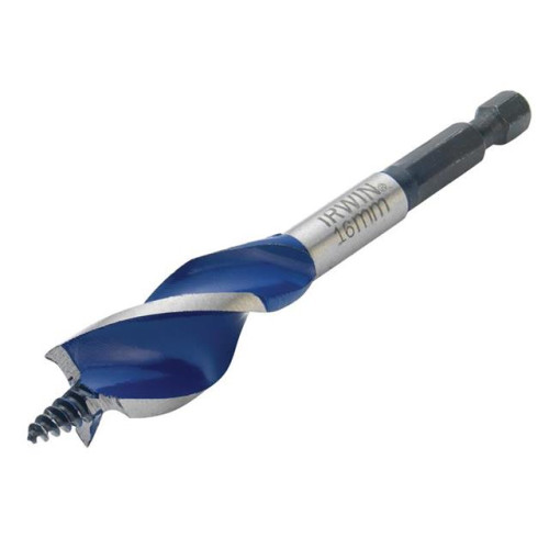 6X Blue Groove Stubby Wood Bit 16mm x 4in