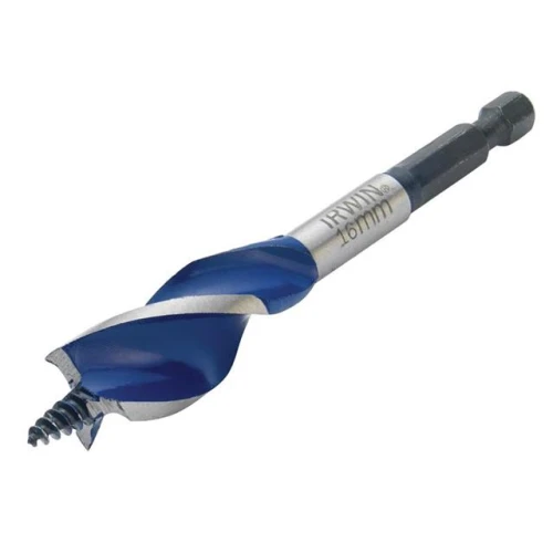 6X Blue Groove Stubby Wood Bit 16mm x 4in