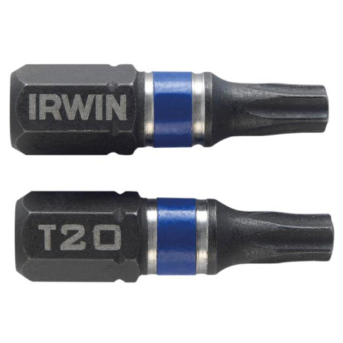 Impact Screwdriver Bits Torx T20 25mm Pack of 2