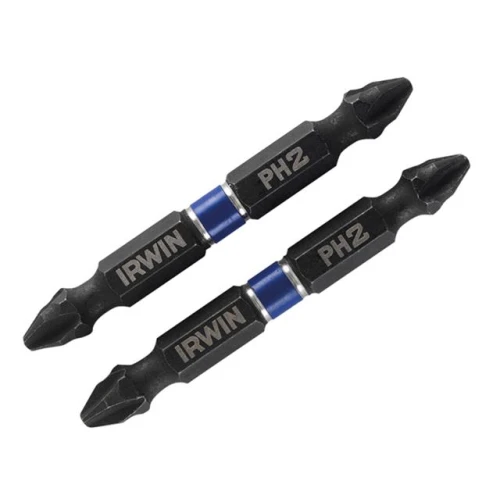 Impact Double Ended Screwdriver Bits Phillips PH2 60mm Pack of 2
