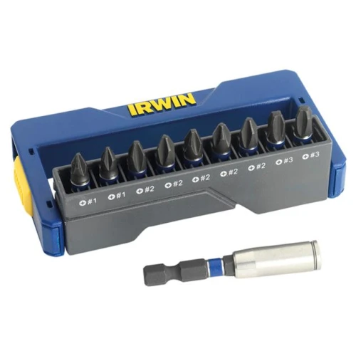 Impact Screwdriver Bit Set of 10 Phillips