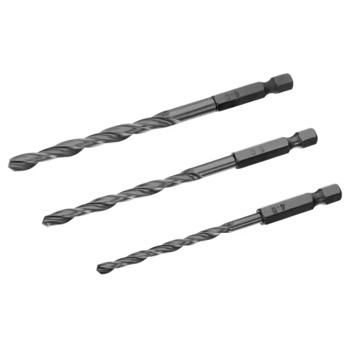 Irwin HSS Drill Bit Hex Shank Bit Set, 3 Piece