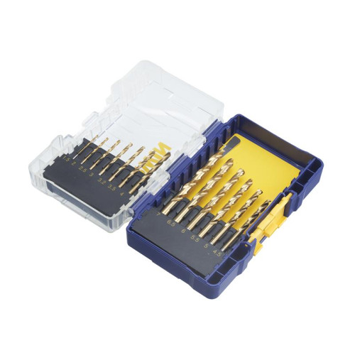 Irwin HSS Titanium Metal Drill Bit Set, 13 Piece