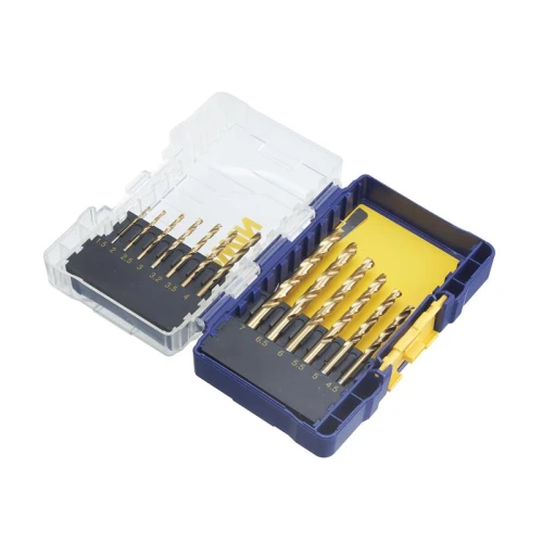 Irwin HSS Titanium Metal Drill Bit Set, 13 Piece