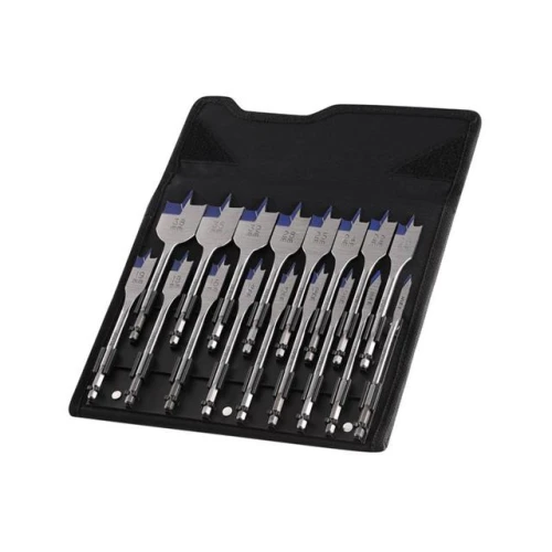 Irwin Blue Groove 4X Flat Bit Set, 17 Piece