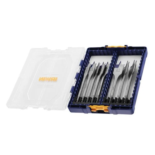 Irwin Blue Groove 4X Flat Bit Set, 8 Piece