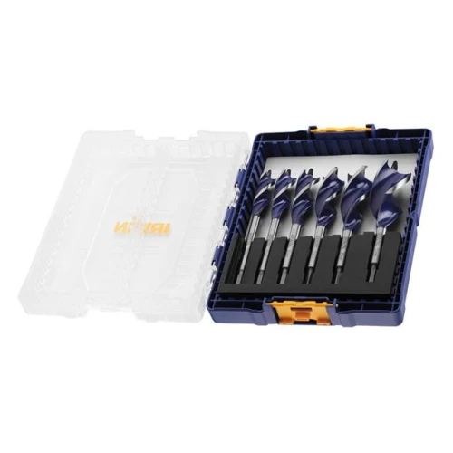 Irwin Blue Groove 6X Wood Bit Set, 6 Piece