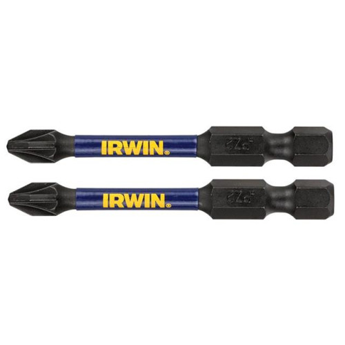 Irwin Impact Pro Performance Screwdriver Bits PZ2 57mm (Pack 5)