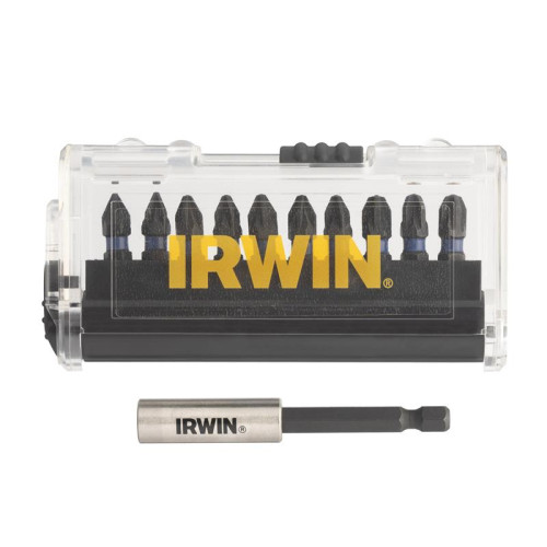 Irwin Impact Pro Performance Pozi Screwdriver Bit Set, 10 Piece