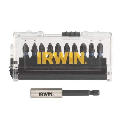 Irwin Impact Pro Performance Pozi Screwdriver Bit Set, 10 Piece